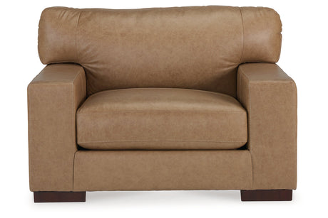 Lombardia Tumbleweed Oversized Chair and Ottoman from Ashley - Luna Furniture