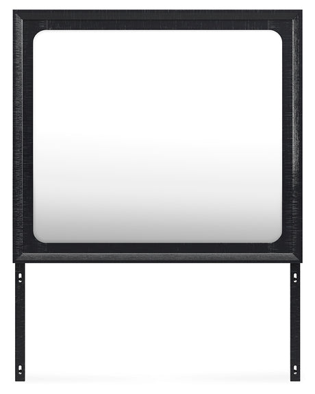 Londer Black Bedroom Mirror (Mirror Only) from Ashley - Luna Furniture