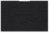 Londer Black Nightstand from Ashley - Luna Furniture