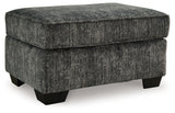 Lonoke Gunmetal 2 Loveseats, Oversized Chair and Ottoman from Ashley Furniture - Luna Furniture