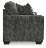 Lonoke Gunmetal 2 Loveseats and Chair from Ashley Furniture - Luna Furniture