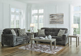 Lonoke Gunmetal Living Room Set from Ashley - Luna Furniture