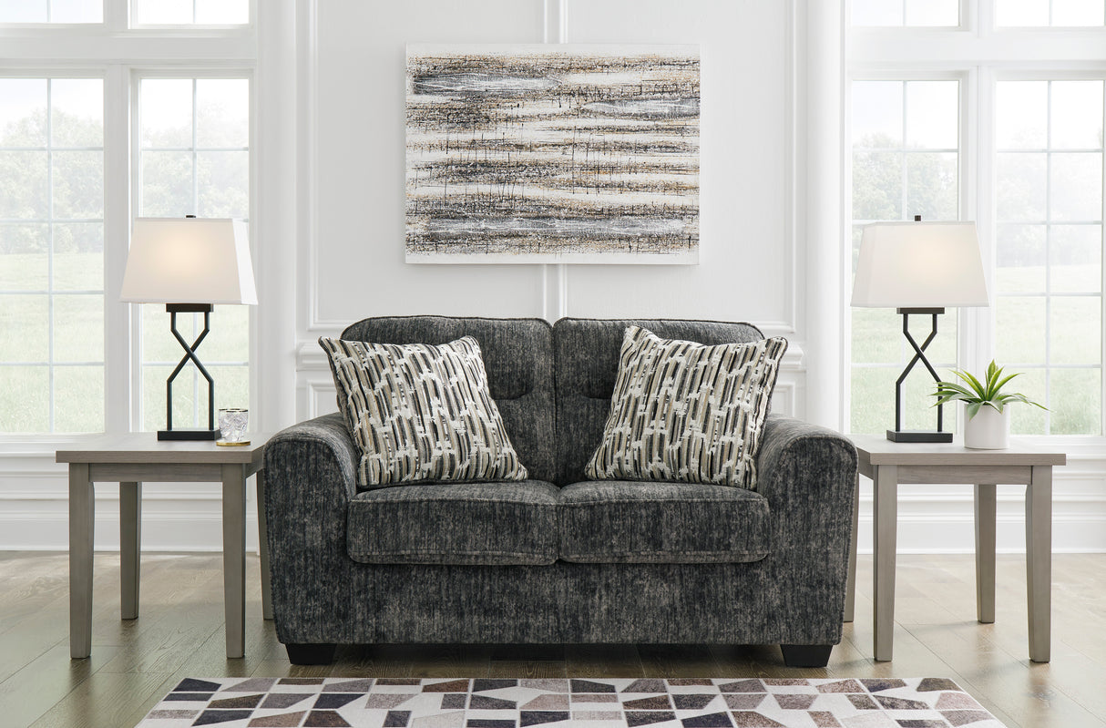 Lonoke Gunmetal Living Room Set from Ashley - Luna Furniture