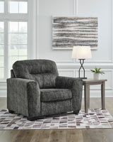 Lonoke Gunmetal Living Room Set from Ashley - Luna Furniture