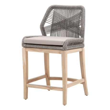 Loom Outdoor Counter Stool from Essentials For Living - Luna Furniture