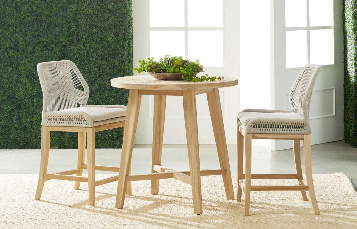 Loom Outdoor Counter Stool from Essentials For Living - Luna Furniture
