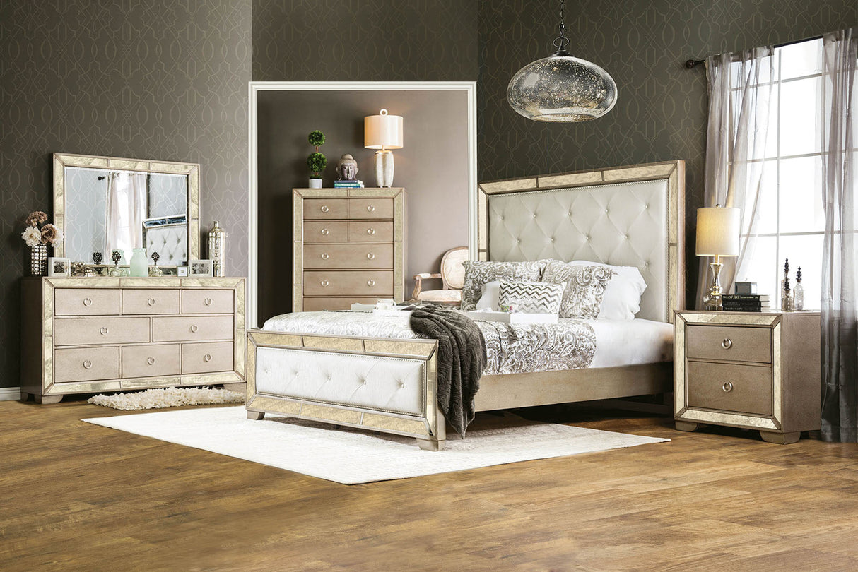 Loraine Champagne Dresser Luna Furniture Loraine Champagne Dresser Luna Furniture