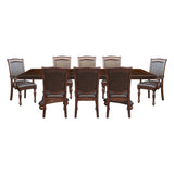 Lordsburg Brown Chery 9-Piece 103" Double Pedestal Extendable Dining Set from Homelegance - Luna Furniture