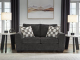 Loreo Ebony Loveseat from Ashley - Luna Furniture