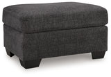 Loreo Ebony Ottoman from Ashley - Luna Furniture