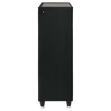 Lorient Black 5-Drawer LED Chest from Coaster - Luna Furniture