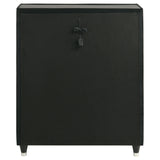 Lorient Black 5-Drawer LED Chest from Coaster - Luna Furniture