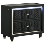 Lorient Black 5-Piece Eastern King Bedroom Set from Coaster - Luna Furniture