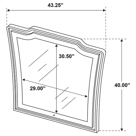 Lorient Black 5-Piece Queen Bedroom Set from Coaster - Luna Furniture