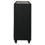 Lorient Black 8-Drawer LED Bedroom Dresser from Coaster - Luna Furniture