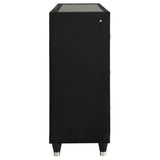 Lorient Black 8-Drawer LED Bedroom Flame Box Dresser from Coaster - Luna Furniture