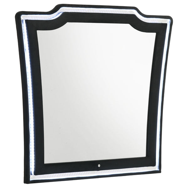 Lorient Black LED Dresser Mirror