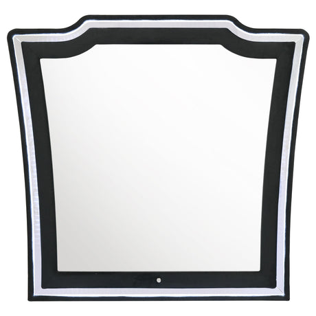 Lorient Black LED Dresser Mirror from Coaster - Luna Furniture
