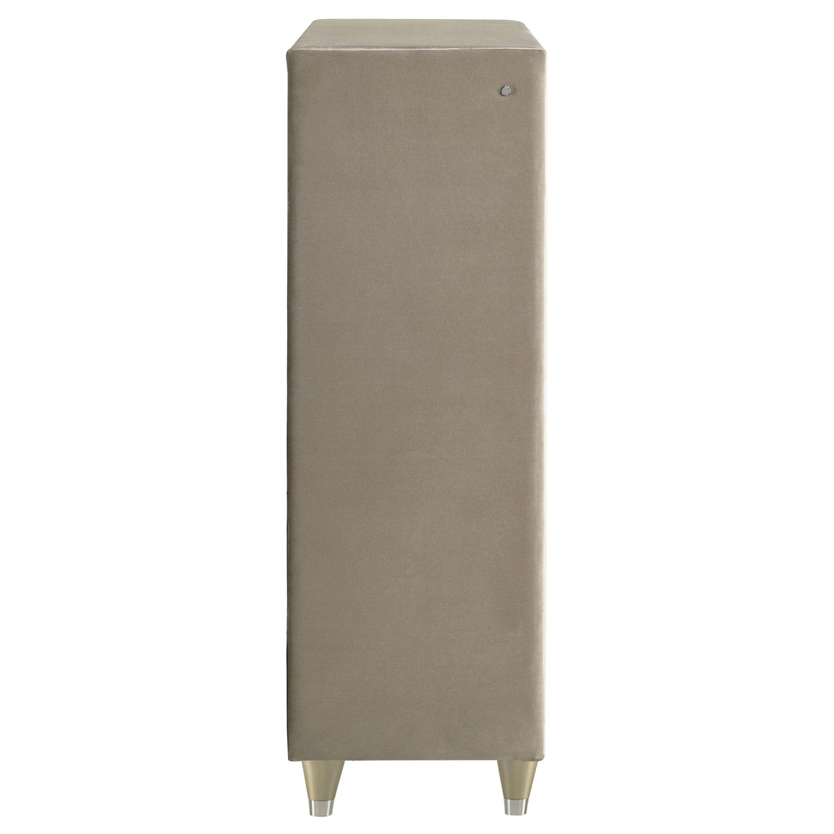 Lorient Ivory and Camel 5-Drawer LED Chest from Coaster - Luna Furniture