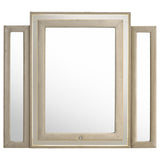 Lorient Ivory and Camel LED Dresser Mirror from Coaster - Luna Furniture