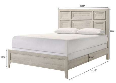 Lorraine Antique White Panel Bedroom Set from Crown Mark - Luna Furniture