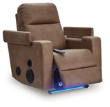 Lorrenton Caramel Power Glider Recliner with Audio System from Ashley Furniture - Luna Furniture