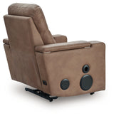 Lorrenton Caramel Power Glider Recliner with Audio System from Ashley Furniture - Luna Furniture