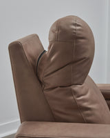 Lorrenton Caramel Power Glider Recliner with Audio System from Ashley Furniture - Luna Furniture