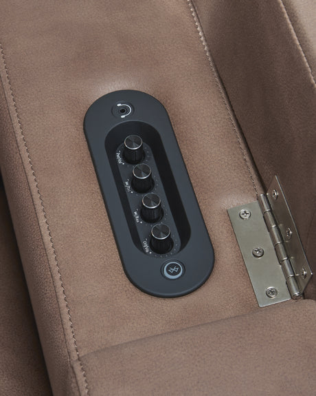 Lorrenton Caramel Power Glider Recliner with Audio System from Ashley - Luna Furniture