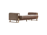 Lotus Convertible Sofa in Cream from Furnia - Luna Furniture