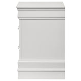Louis Philippe White 2-Drawer Nightstand from Coaster - Luna Furniture