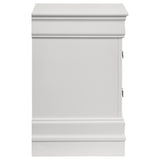 Louis Philippe White 2-Drawer Nightstand from Coaster - Luna Furniture