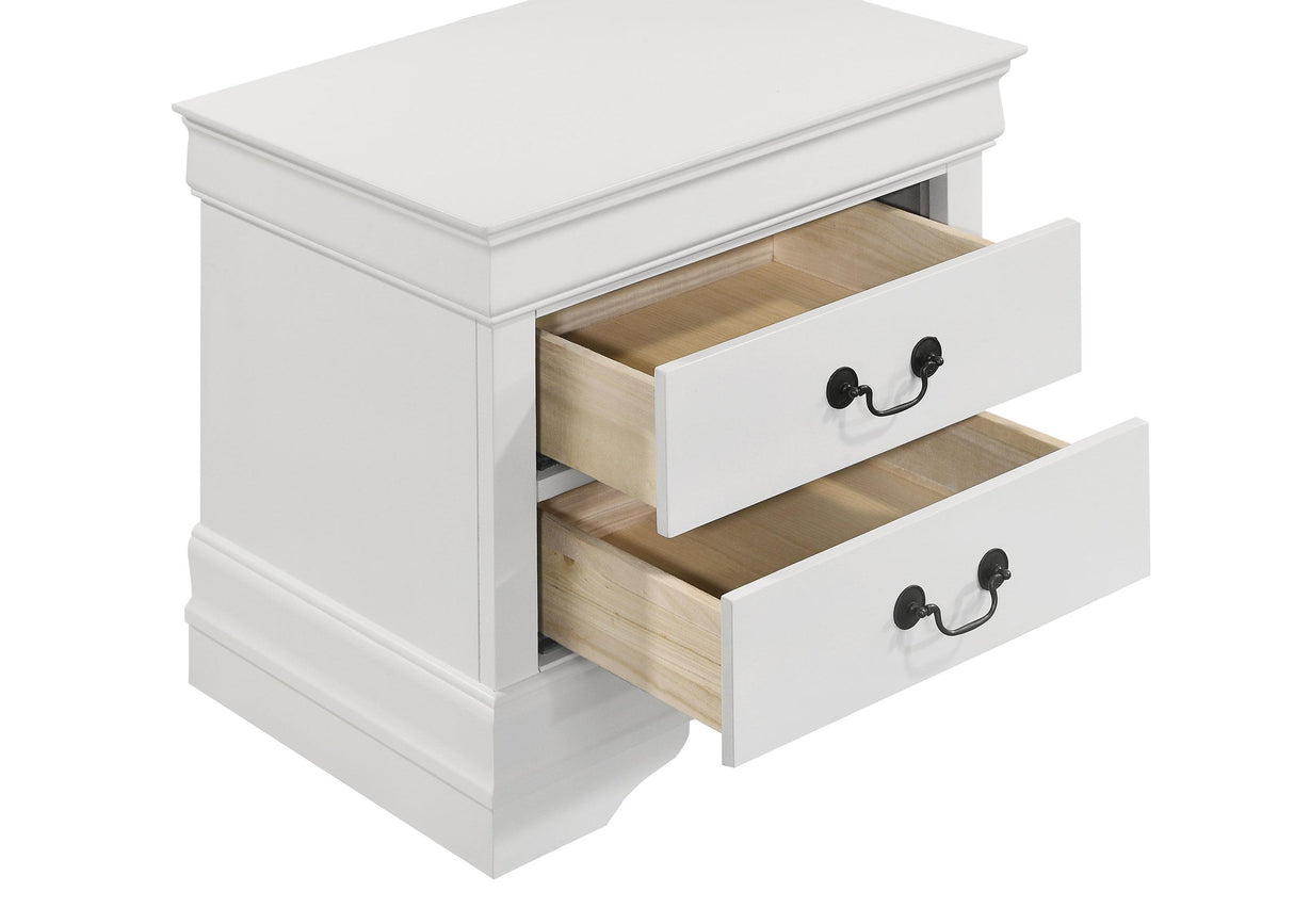 Louis Philippe White Bedroom Set from Coaster - Luna Furniture
