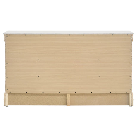 Louis Philippe White 6-Drawer Dresser from Coaster - Luna Furniture
