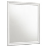 Louis Philippe White Dresser Mirror (Mirror Only) from Coaster - Luna Furniture