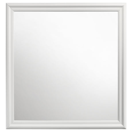 Louis Philippe White Dresser Mirror (Mirror Only) from Coaster - Luna Furniture
