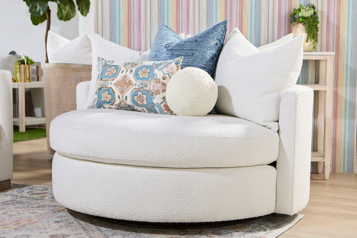Lourne Grand Swivel Sofa Chair from Essentials For Living - Luna Furniture