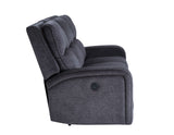 Lovell Charcoal 3-Piece Power Reclining Living Room Set from Steve Silver - Luna Furniture
