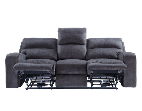 Lovell Charcoal 3-Piece Power Reclining Living Room Set from Steve Silver - Luna Furniture