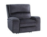 Lovell Charcoal 3-Piece Power Reclining Living Room Set from Steve Silver - Luna Furniture