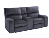 Lovell Charcoal 3-Piece Power Reclining Living Room Set from Steve Silver - Luna Furniture