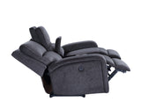 Lovell Charcoal 3-Piece Power Reclining Living Room Set from Steve Silver - Luna Furniture