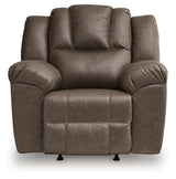 Lowilla Driftwood Recliner from Ashley - Luna Furniture