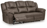 Lowilla Driftwood Reclining Sofa from Ashley - Luna Furniture
