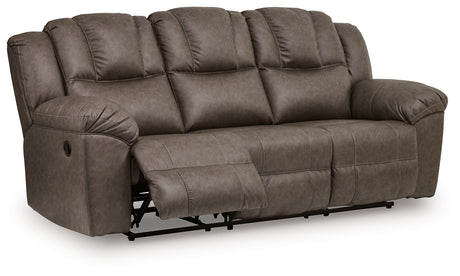 Lowilla Driftwood Reclining Sofa from Ashley Furniture - Luna Furniture