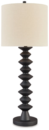 Luanndon Black Buffet Lamp from Ashley - Luna Furniture