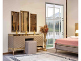 Elite Bedroom Dresser With Mirror from Furnia - Luna Furniture