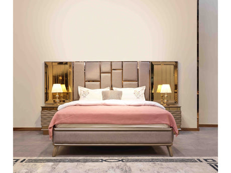 Elite Queen Bed Frame With Headboard from Furnia - Luna Furniture