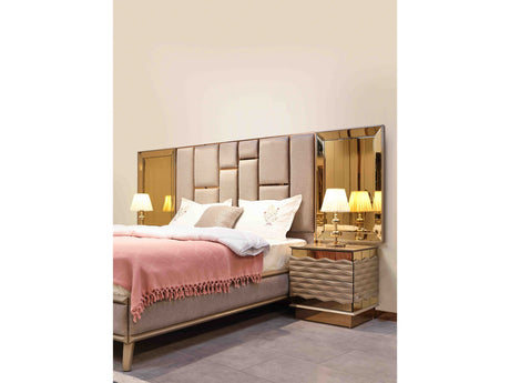 Elite Queen Bed Frame With Headboard from Furnia - Luna Furniture