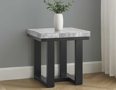 Lucca Gray Marble 3-Piece Table Set from Steve Silver - Luna Furniture